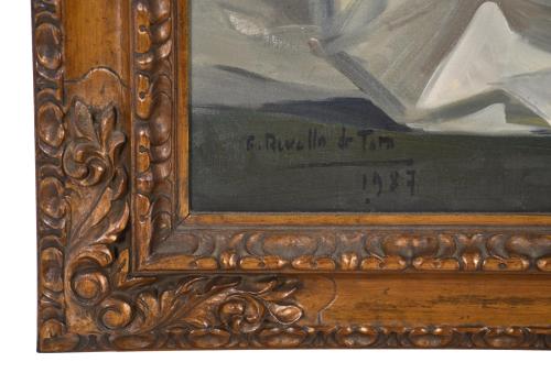 FELIX REVELLO DE TORO (1926). ‘Woman&#39;s portrait in white’, 