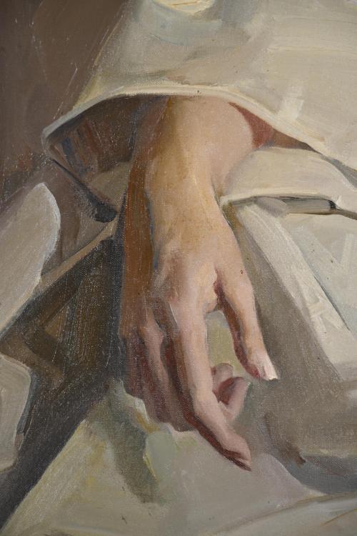 FELIX REVELLO DE TORO (1926). ‘Woman&#39;s portrait in white’, 
