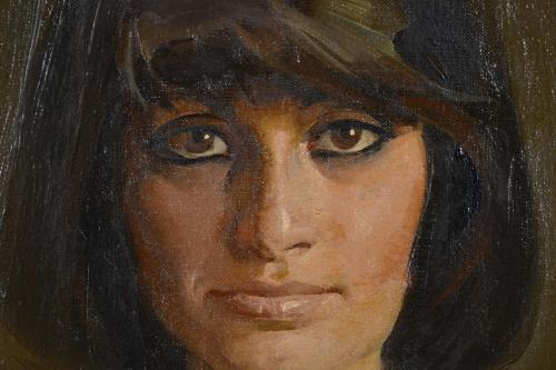 FELIX REVELLO DE TORO (1926). ‘Woman&#39;s portrait in white’, 
