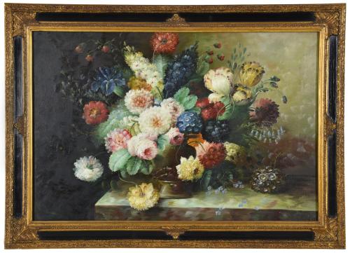 PROBABLY ENGLISH SCHOOL, 20TH CENTURY. &#39;Still life with flo