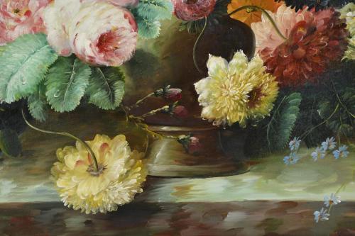 PROBABLY ENGLISH SCHOOL, 20TH CENTURY. &#39;Still life with flo