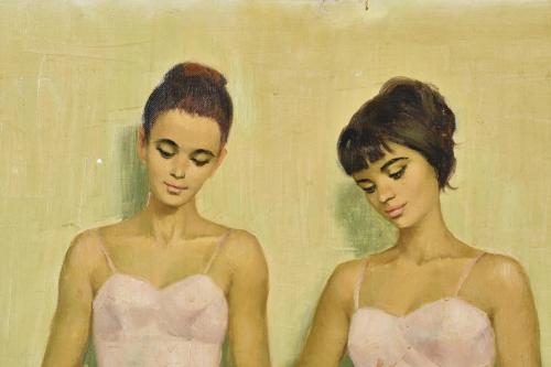 20TH CENTURY SPANISH SCHOOL. &#39;Ballerinas&#39;.