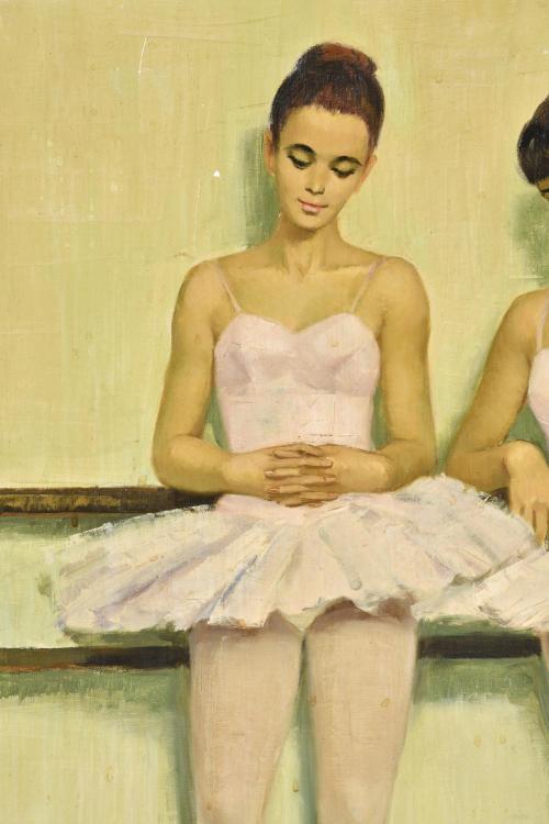 20TH CENTURY SPANISH SCHOOL. &#39;Ballerinas&#39;.