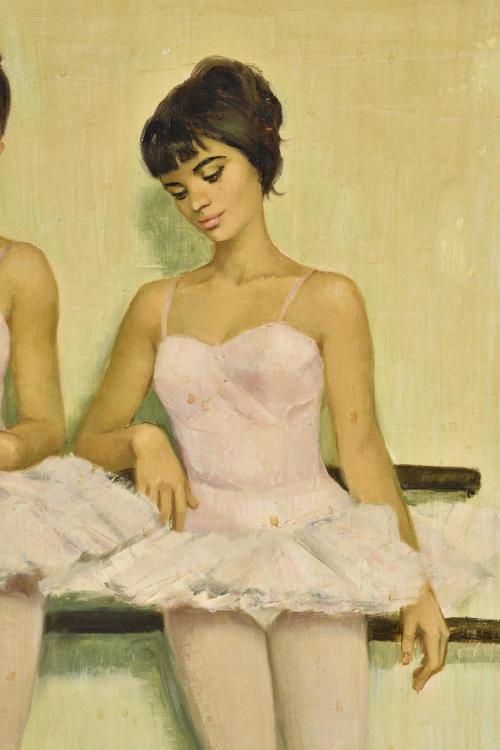 20TH CENTURY SPANISH SCHOOL. &#39;Ballerinas&#39;.