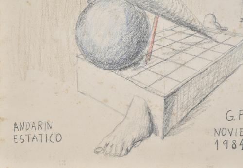20TH CENTURY SPANISH SCHOOL. &#39;Andarín estático&#39;, 1984.