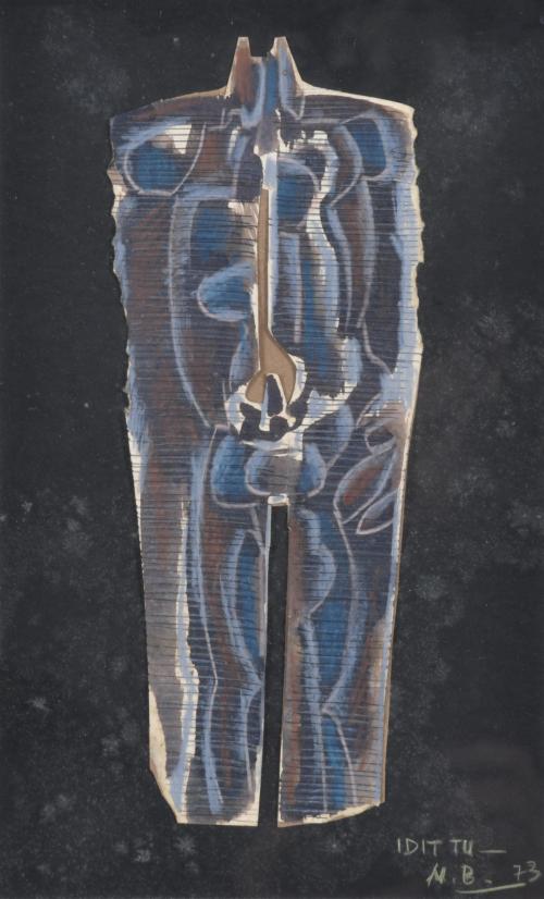NESTOR BASTERRETXEA ARZADUN (1924-2014).  Pair of drawings 