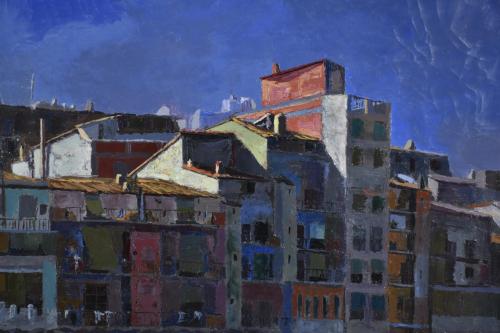 AGUSTI PERA PLANELLS (1908-?). &#39;View of Girona&#39;, 1950.