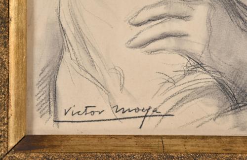 VICTOR MOYA CALVO (1889-1972).  &#39;Woman&#39;s portrait&#39;.
