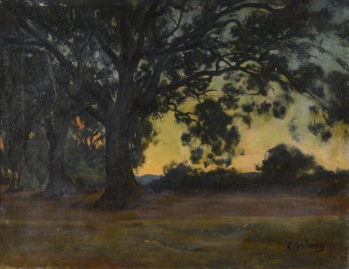 ENRIC GALWEY (1864-1931). 'Landscape'.