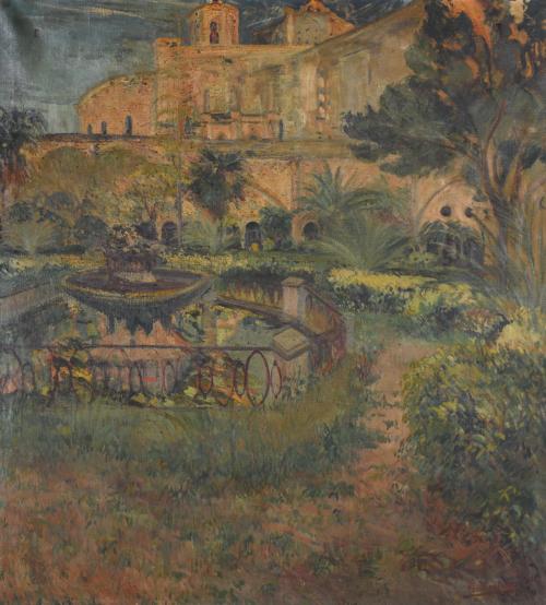 RICARDO ESTIVILL DE LLORACH (1879-1952). ‘Cloister of La Seu in Tarragona’.