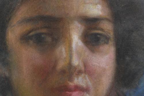 ATTRIBUTED TO JULIO BORRELL (1877-1957). &#39;Girl with a shawl