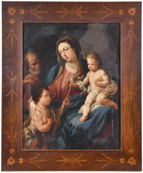 18TH-19TH CENTURY ITALIAN SCHOOL. &#39;Holy Family with Saint J