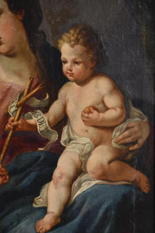 18TH-19TH CENTURY ITALIAN SCHOOL. &#39;Holy Family with Saint J