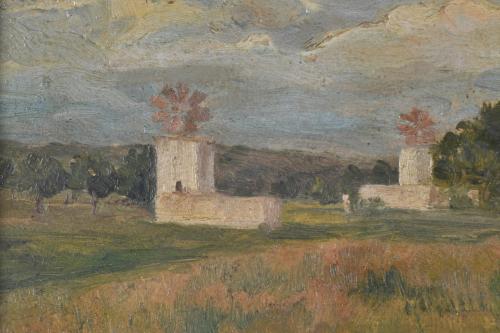 ENRIC GALWEY (1864-1931). "Caldes de Malavella", 1903. 