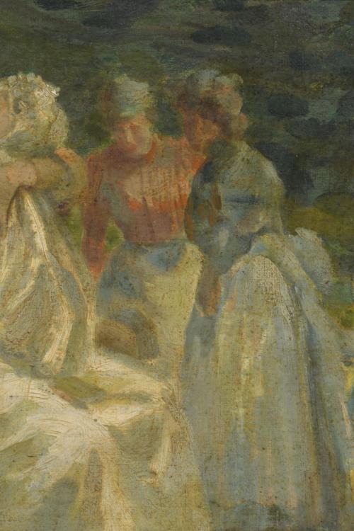 EARLY 20TH CENTURY CATALAN SCHOOL. &#39;Family scene&#39;.