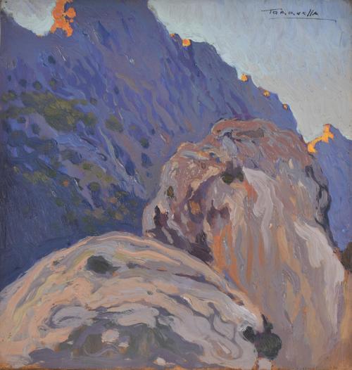 JOAQUIM TERRUELLA MATILLA (1891-1957). 'Mountains'.