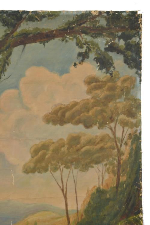 DIONÍS RENART GARCÍA (1878-1946).  ‘Girl at the pavilion’.