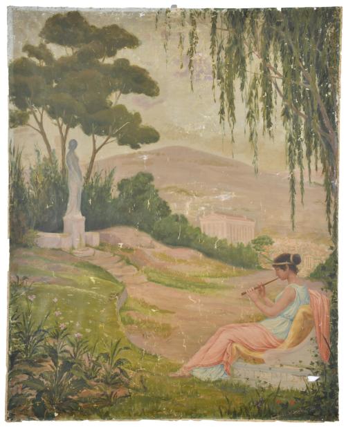 DIONÍS RENART GARCÍA (1878-1946).  ‘Girl with a mandolin', 1925.