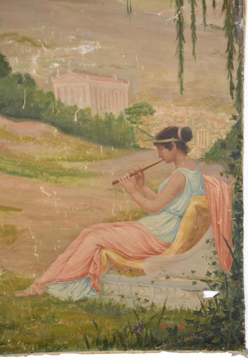 DIONÍS RENART GARCÍA (1878-1946).  ‘Girl with a mandolin&#39;, 
