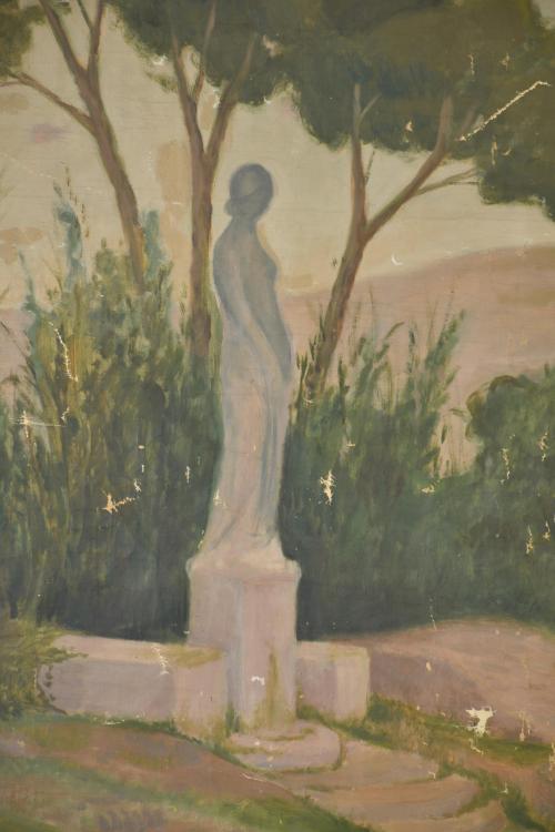 DIONÍS RENART GARCÍA (1878-1946).  ‘Girl with a mandolin&#39;, 