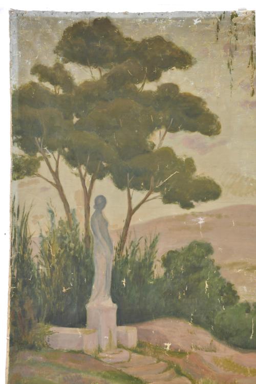 DIONÍS RENART GARCÍA (1878-1946).  ‘Girl with a mandolin&#39;, 