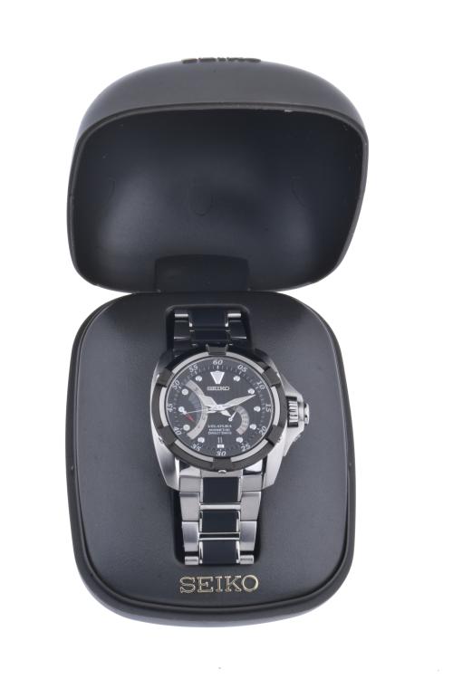 SEIKO "Velatura Kinetic", wristwatch.