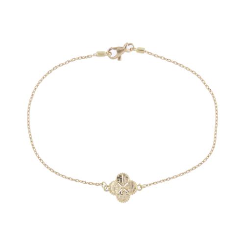 After VAN CLEEF models, alhambra' bracelet.