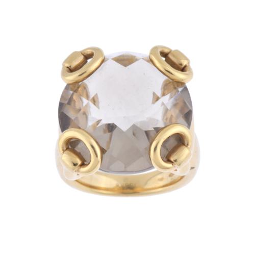 GUCCI, ring with fumé quartz.