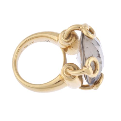 GUCCI, ring with fumé quartz.