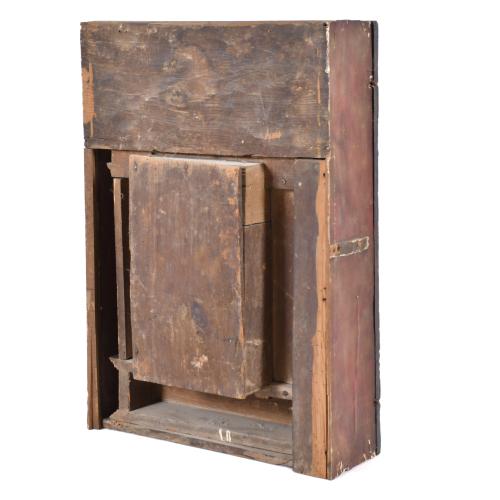 17TH CENTURY SPANISH SCHOOL.  Portable altar or oratory.
