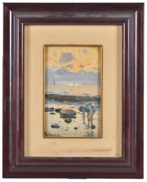 SEGUNDO MATILLA MARINA (1862-1937). ‘Boy on the shore&#39;.