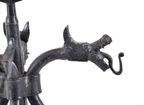 Modernist fireplace utensil holder, 20th century.