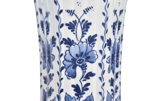 Flower vase in Delft porcelain, Holland, circa 1960 - 1970.