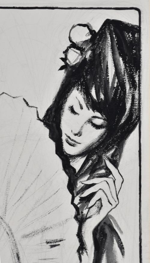 ALFRED OPISSO CARDONA (1907-1980). &#39;Girl with a shawl and a