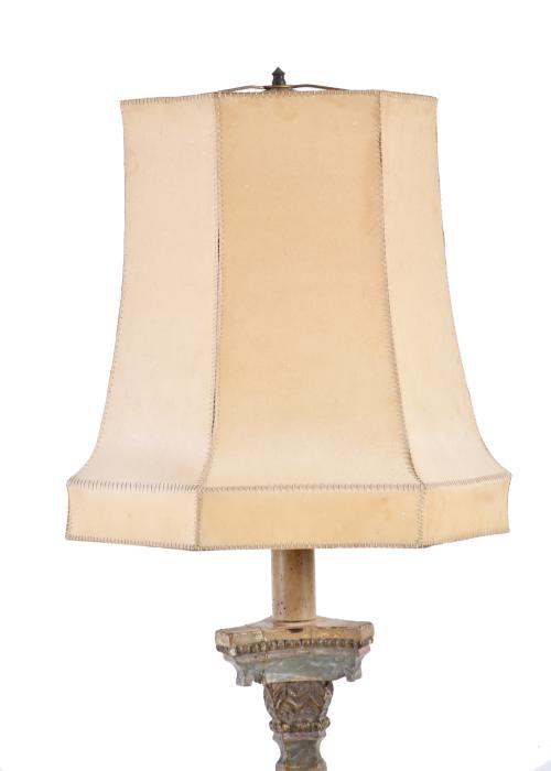 ATTR. TO PIERRE LOTTIER (1916 - 1987).  Torch holder conver