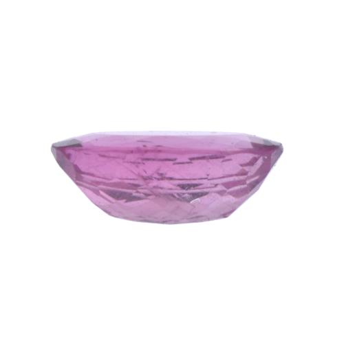 Unmounted rubellite tourmaline.