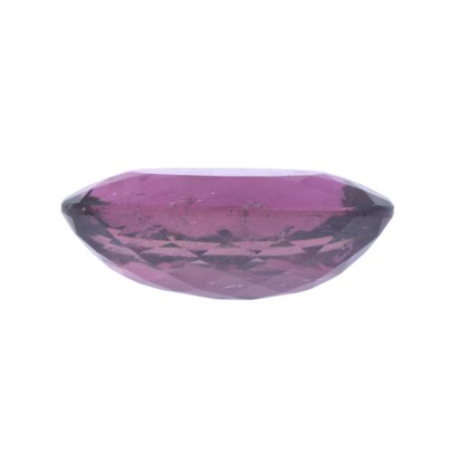 Unmounted rubellite tourmaline.