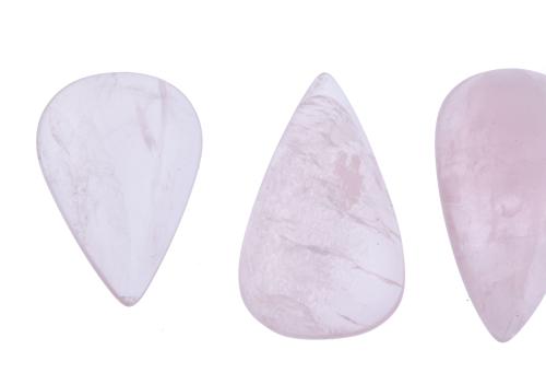 Lot of seventeen unmounted rose tourmalines.