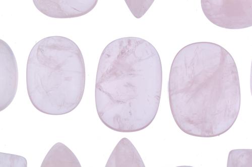 Lot of seventeen unmounted rose tourmalines.
