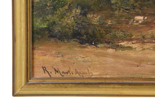 RICARD MARTI AGUILO (1868-1936) ‘Farmhouse’.