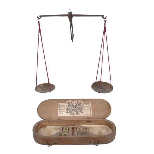 Weighing scales, late 18th century.