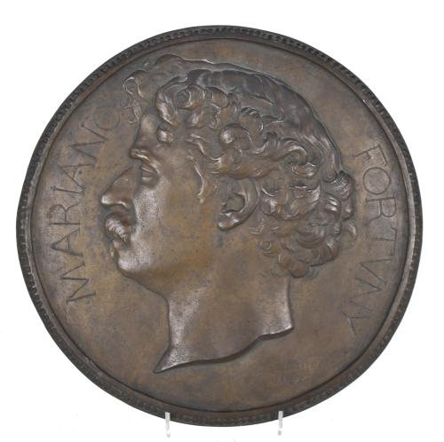 JERONI SUÑOL (1839 - 1902). 'Portrait of Marià Fortuny', 1876.