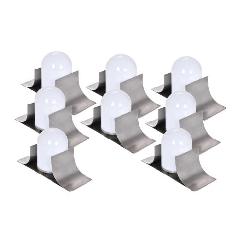 JORDI VILANOVA I BOSCH (1925 - 1998). Set of eight wall lamps.