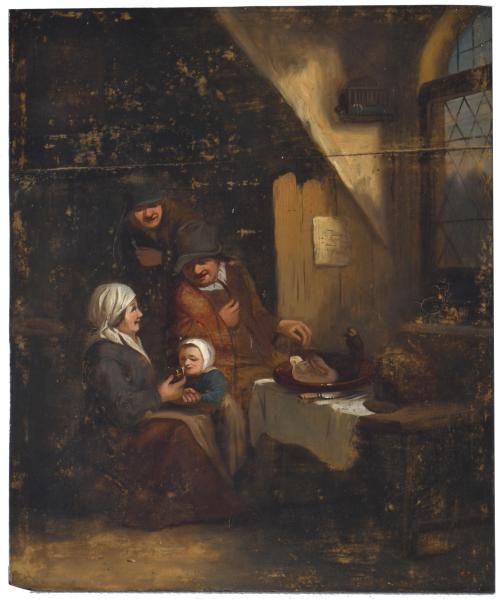 18TH CENTURY DUTCH SCHOOL. ‘Costumbrist scene'.