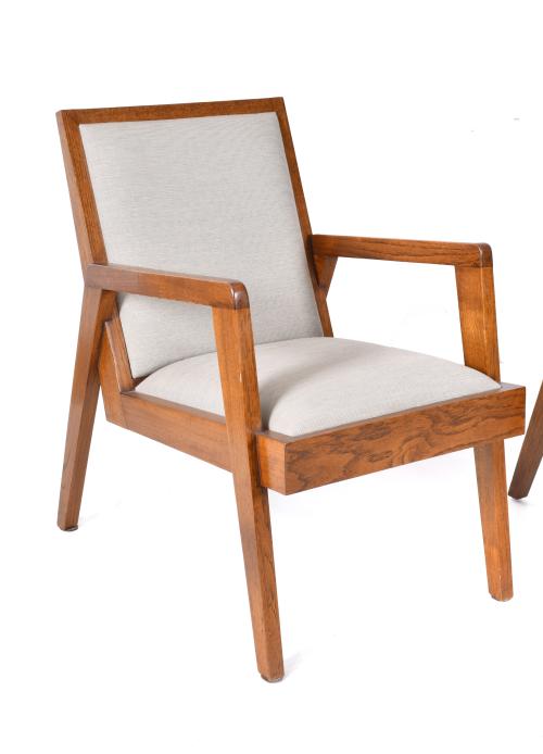 BALADIA & VALKLEIN. Pair of armchairs, second half 20th cen