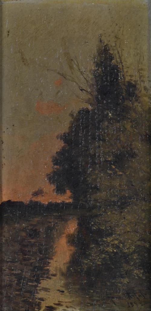 MANUEL RAMOS ARTAL (1855-c.1916). 'Landscape', 1892.