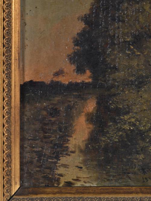 MANUEL RAMOS ARTAL (1855-c.1916). &#39;Landscape&#39;, 1892.