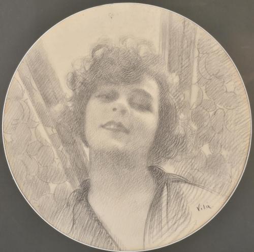 EMILI VILÀ GORGOLL (1887-1967). 'Woman's portrait'.