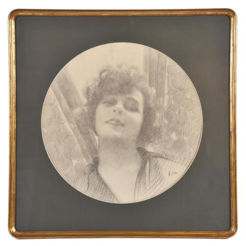 EMILI VILÀ GORGOLL (1887-1967). &#39;Woman&#39;s portrait&#39;.