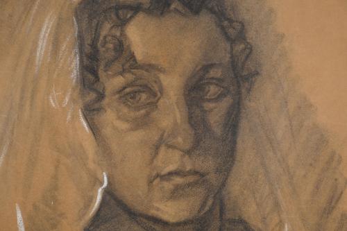 MARIANO TUR DE MONTIS (1904-1994). &#39;Portrait of a woman wit